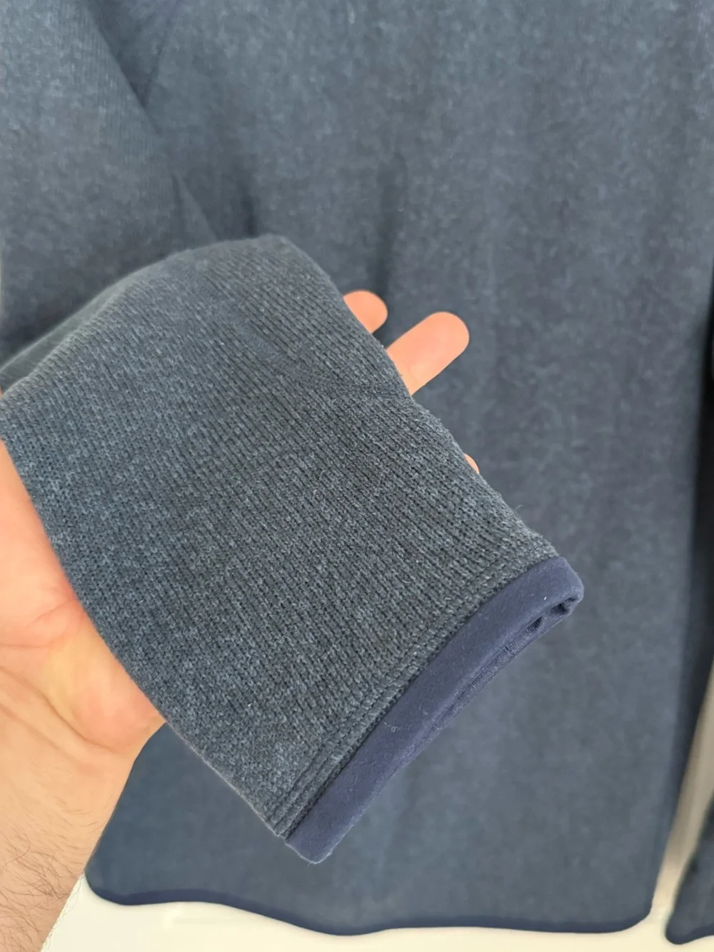 Patagonia Quarter Zip Navy Fleece